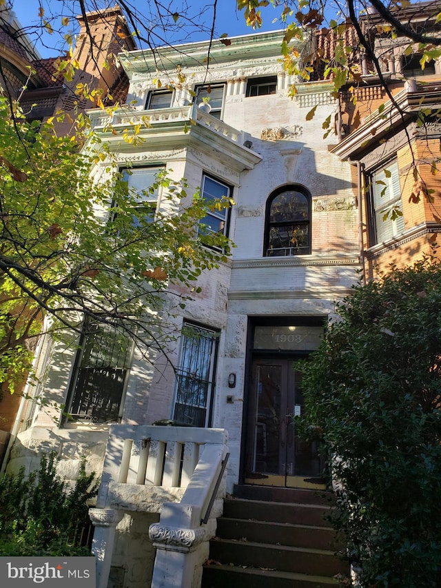 view of front of house featuring french doors