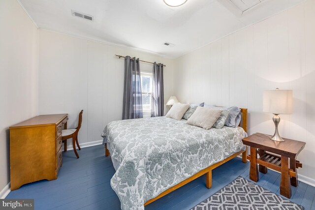 bedroom featuring hardwood / wood-style flooring