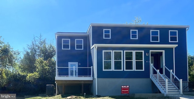 view of rear view of property