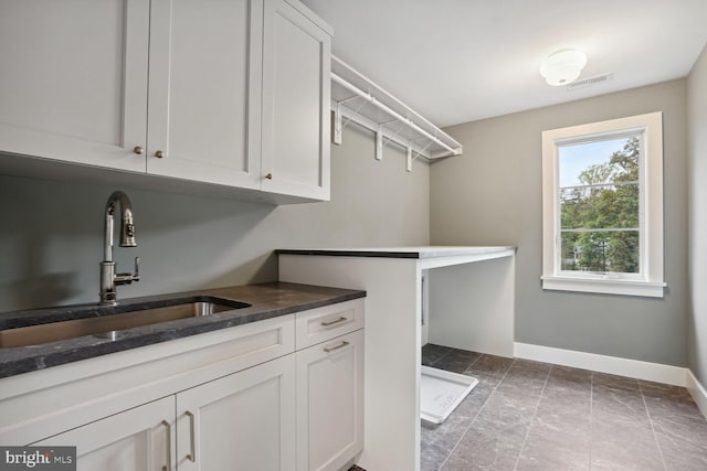 laundry area featuring sink