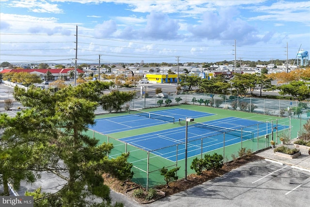 view of sport court