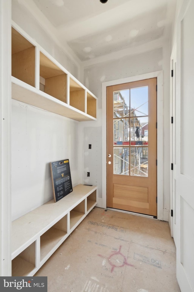 view of mudroom