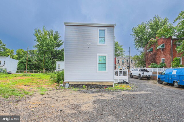 view of rear view of property