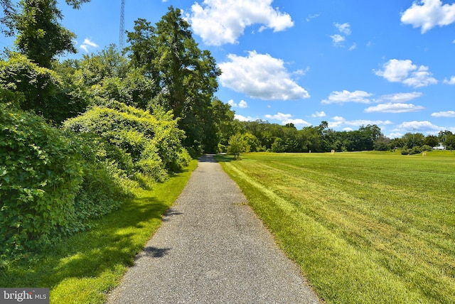 view of road