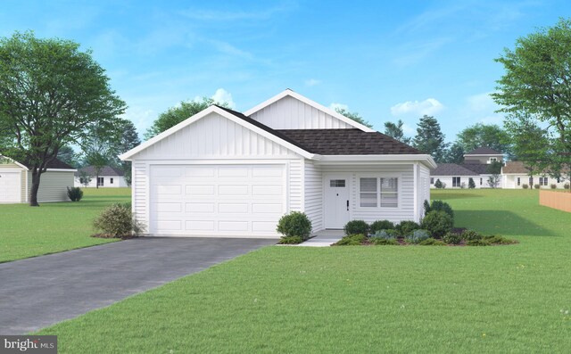 view of front property featuring central air condition unit and a garage