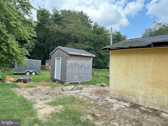 view of outdoor structure