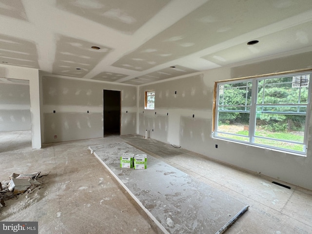 view of unfurnished living room