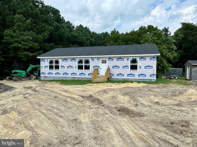 view of property under construction