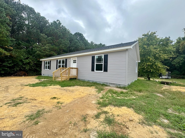 view of manufactured / mobile home