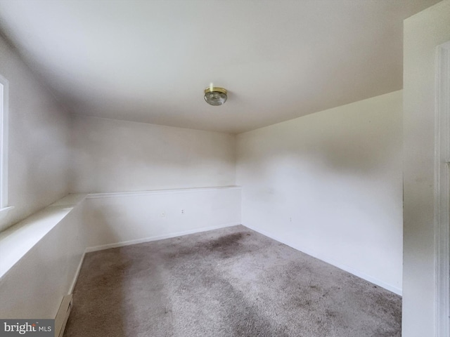 spare room with carpet floors