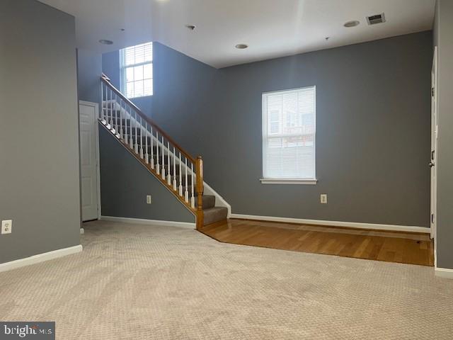 interior space featuring wood-type flooring