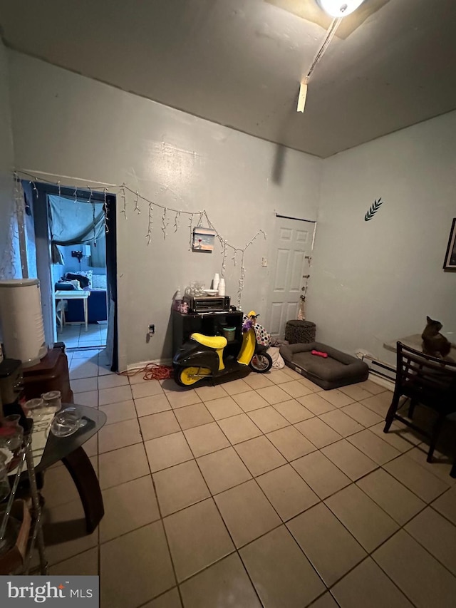 interior space featuring tile patterned floors