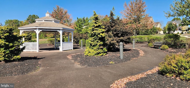 surrounding community featuring a gazebo