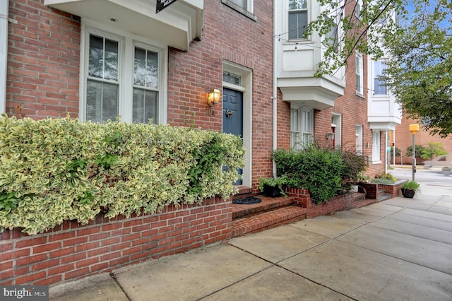 view of entrance to property