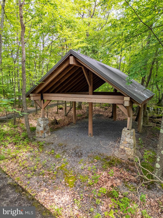 view of home's community featuring a gazebo