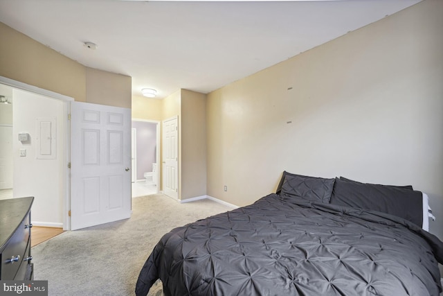 bedroom with carpet flooring