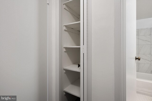 view of closet