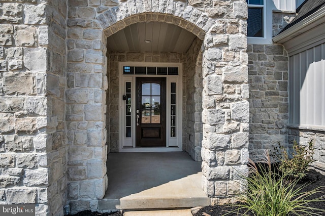 view of entrance to property