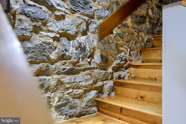 view of stairs