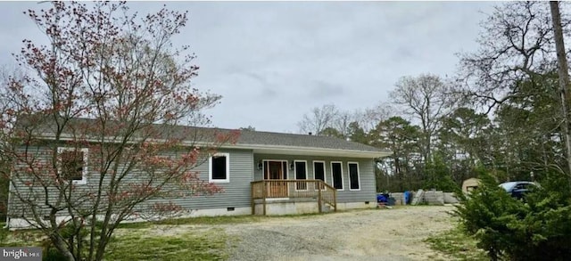 view of front of property