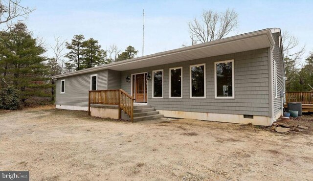 view of rear view of house