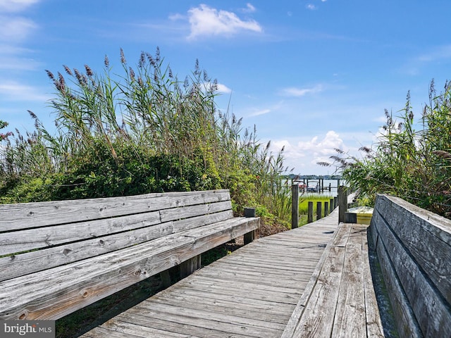 view of deck