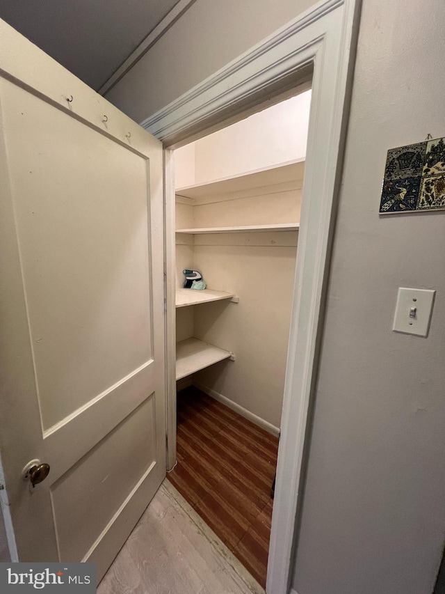 view of closet