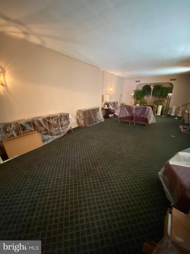 bedroom with carpet floors