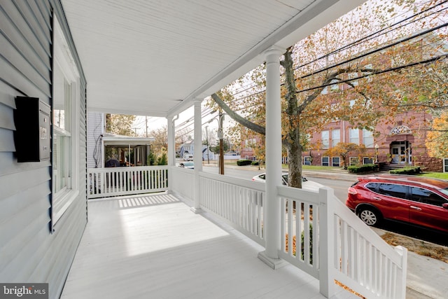 view of patio / terrace featuring a porch