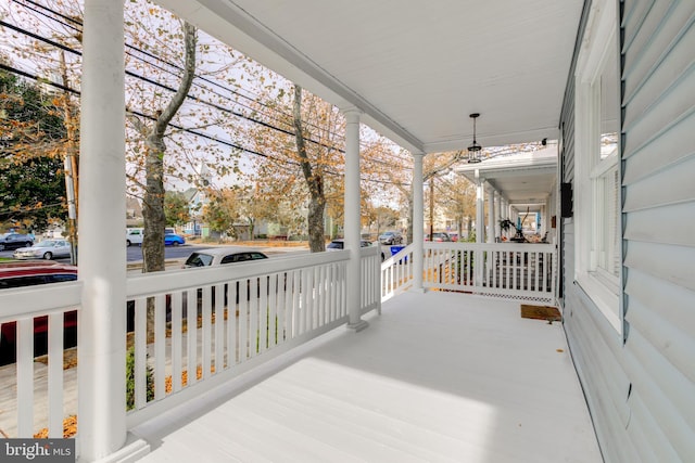 view of patio / terrace featuring covered porch