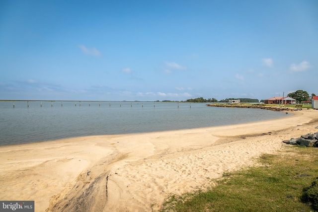 water view featuring a view of the beach