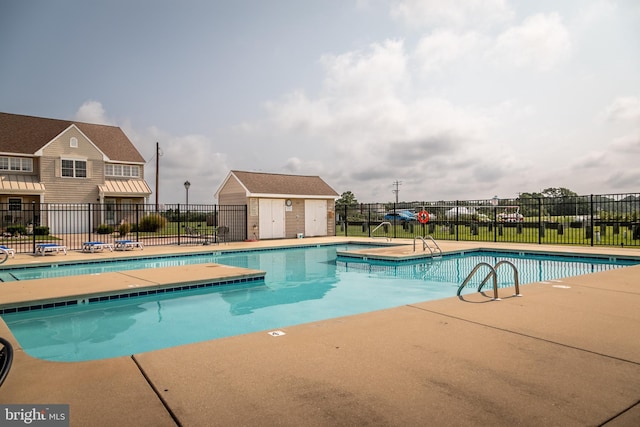 view of pool