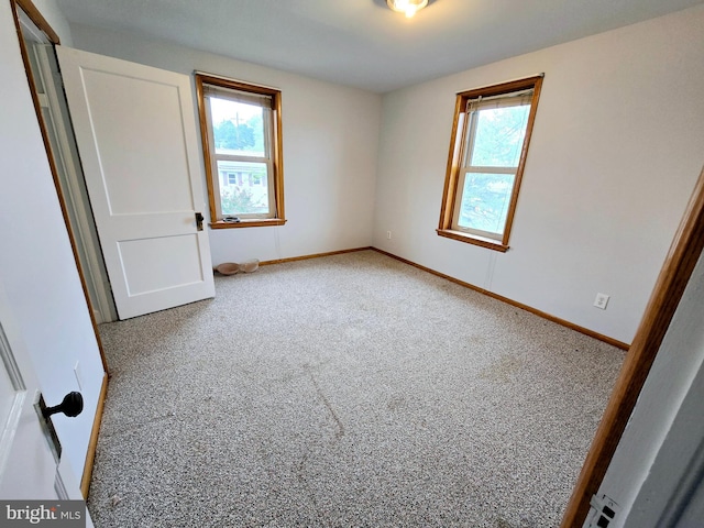 empty room with carpet floors