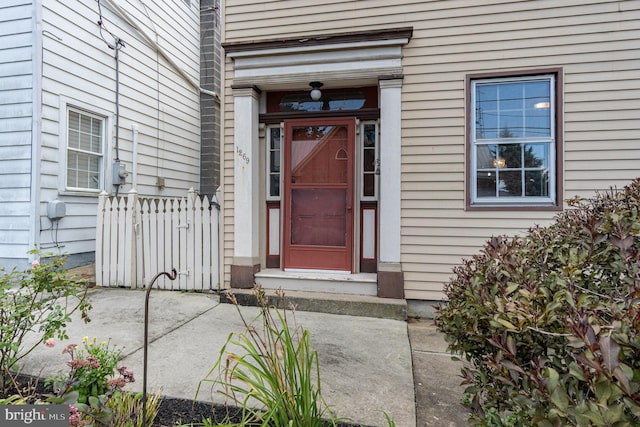 view of entrance to property