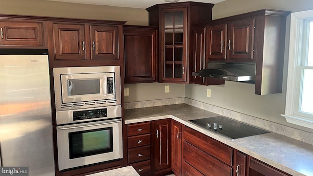 kitchen featuring appliances with stainless steel finishes