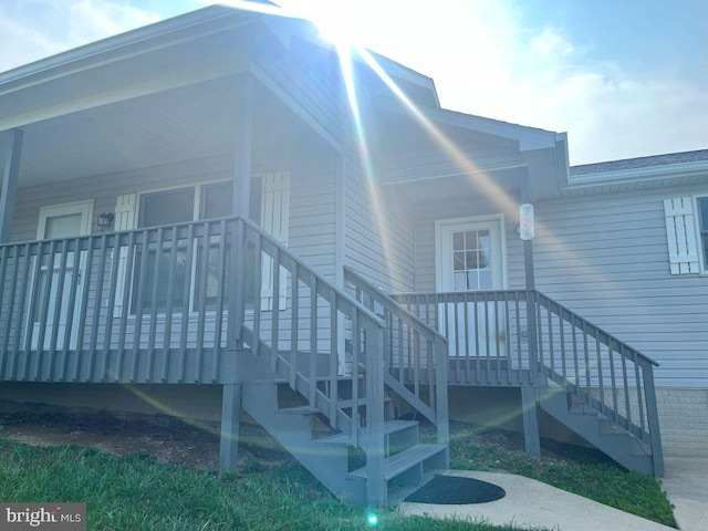 view of entrance to property