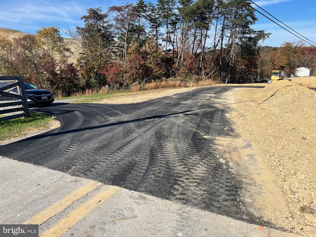 view of road