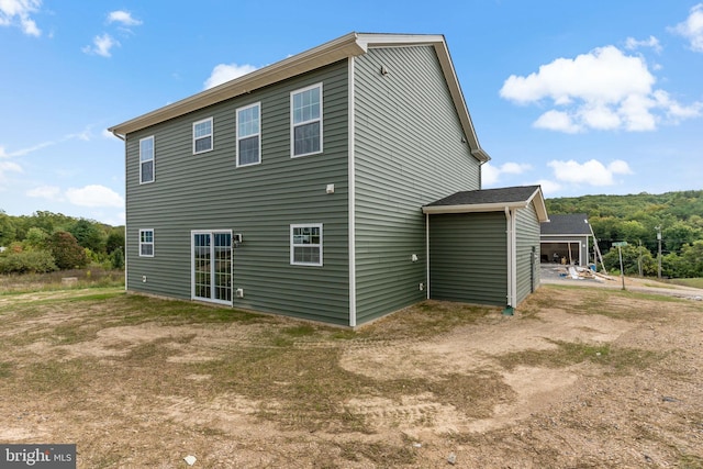 view of back of property