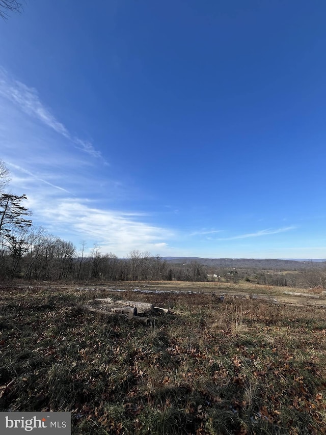 view of landscape with a rural view