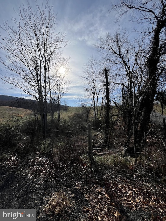 view of landscape with a rural view