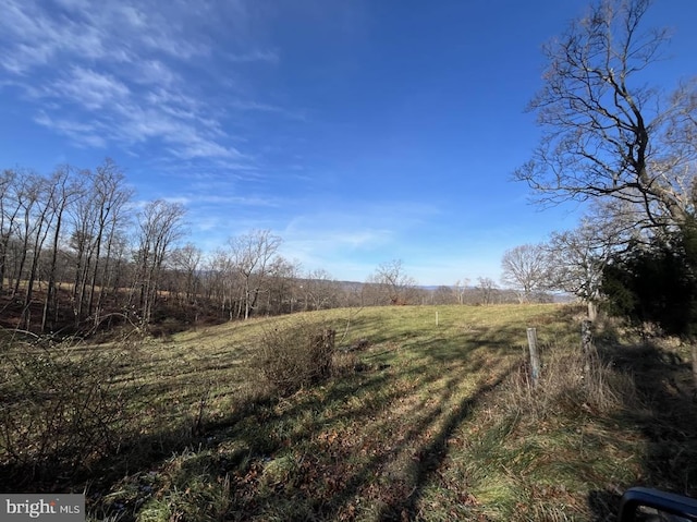 view of nature with a rural view