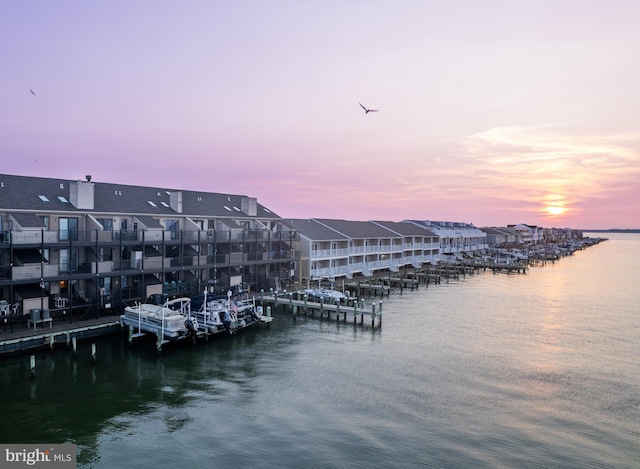 500 32nd St Unit A, Ocean City, MD 21842 - dock area featuring a water view