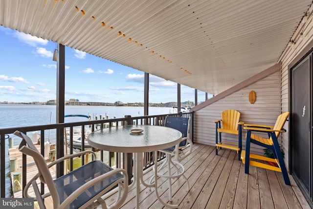500 32nd St Unit A, Ocean City, MD 21842 - wooden deck with a water view