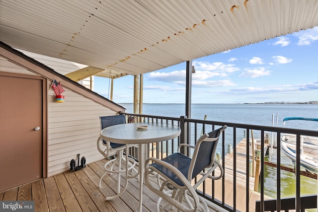 500 32nd St Unit A, Ocean City, MD 21842 - deck featuring a water view