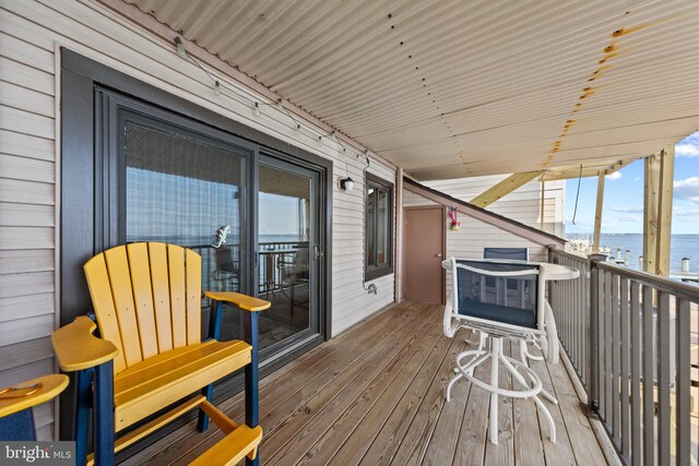 500 32nd St Unit A, Ocean City, MD 21842 - deck with a water view