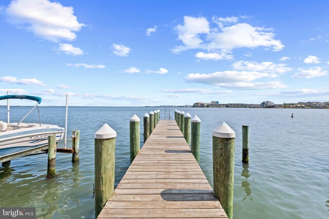 500 32nd St Unit A, Ocean City, MD 21842 - dock with a water view