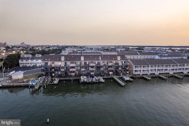 500 32nd St Unit A, Ocean City, MD 21842 - aerial view at dusk of a water view