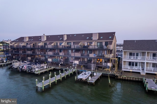 500 32nd St Unit A, Ocean City, MD 21842 - dock area featuring a water view