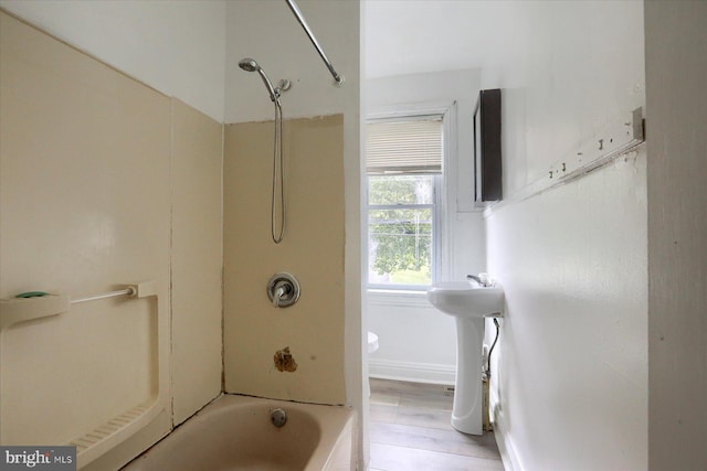 bathroom with  shower combination and toilet