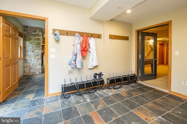 view of mudroom